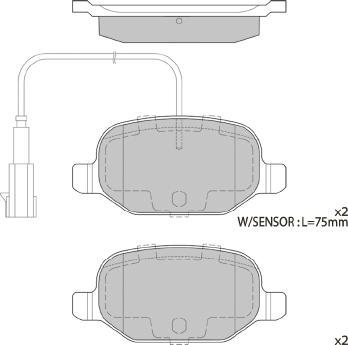 FI.BA FBP4415 - Kit pastiglie freno, Freno a disco autozon.pro