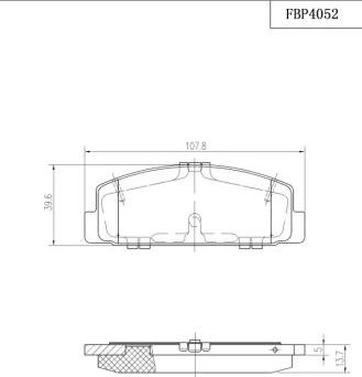 FI.BA FBP4052 - Kit pastiglie freno, Freno a disco autozon.pro