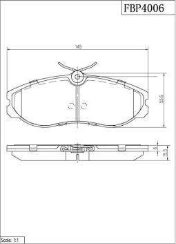 FI.BA FBP4006 - Kit pastiglie freno, Freno a disco autozon.pro