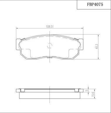 FI.BA FBP4075 - Kit pastiglie freno, Freno a disco autozon.pro