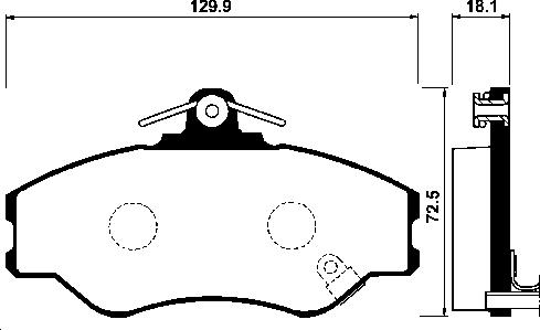 FI.BA FBP4158 - Kit pastiglie freno, Freno a disco autozon.pro