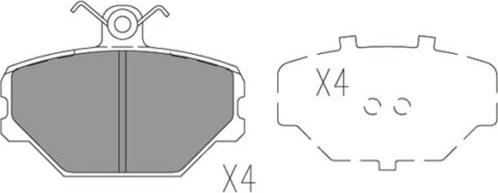 FI.BA FBP4169 - Kit pastiglie freno, Freno a disco autozon.pro