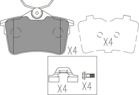 FI.BA FBP4183 - Kit pastiglie freno, Freno a disco autozon.pro