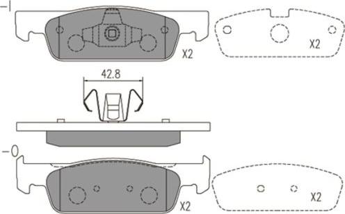 FI.BA FBP4177 - Kit pastiglie freno, Freno a disco autozon.pro