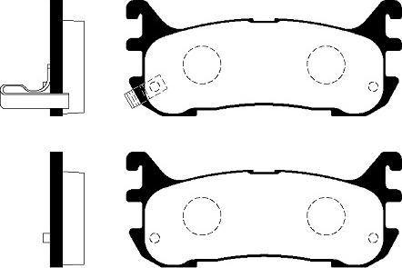 FI.BA FBP4319 - Kit pastiglie freno, Freno a disco autozon.pro