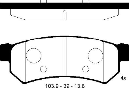 FI.BA FBP4269 - Kit pastiglie freno, Freno a disco autozon.pro