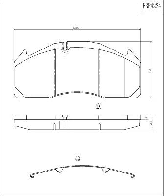 Magneti Marelli 360216200123 - Kit pastiglie freno, Freno a disco autozon.pro