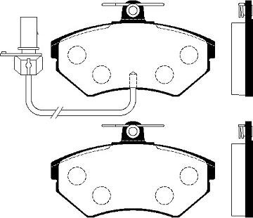 VAG 8E0 698 151 M - Kit pastiglie freno, Freno a disco autozon.pro