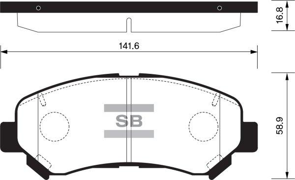 FI.BA FBP1451 - Kit pastiglie freno, Freno a disco autozon.pro