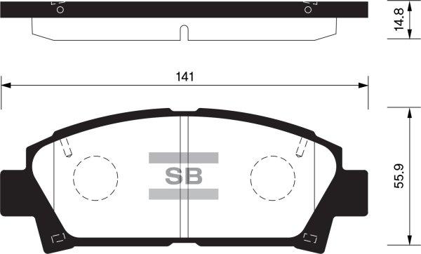 FI.BA FBP1466 - Kit pastiglie freno, Freno a disco autozon.pro