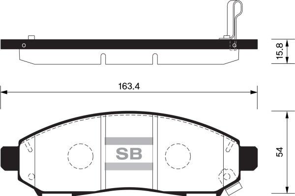 FI.BA FBP1460 - Kit pastiglie freno, Freno a disco autozon.pro