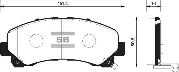 FI.BA FBP1409 - Kit pastiglie freno, Freno a disco autozon.pro