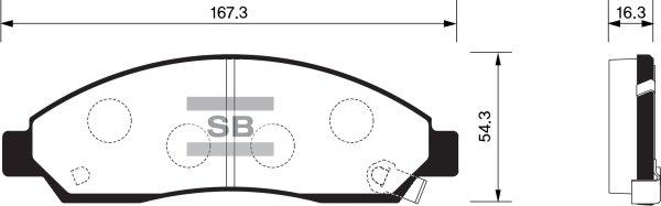 FI.BA FBP1408 - Kit pastiglie freno, Freno a disco autozon.pro