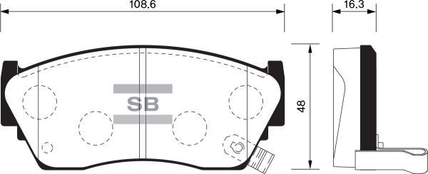 FI.BA FBP1489 - Kit pastiglie freno, Freno a disco autozon.pro