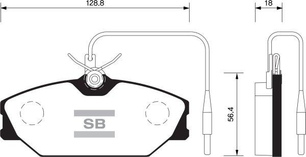 FI.BA FBP1483 - Kit pastiglie freno, Freno a disco autozon.pro