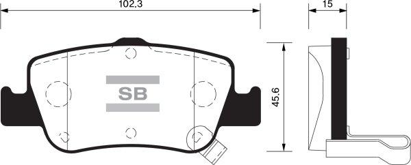 FI.BA FBP1501 - Kit pastiglie freno, Freno a disco autozon.pro