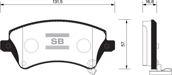 FI.BA FBP1502 - Kit pastiglie freno, Freno a disco autozon.pro