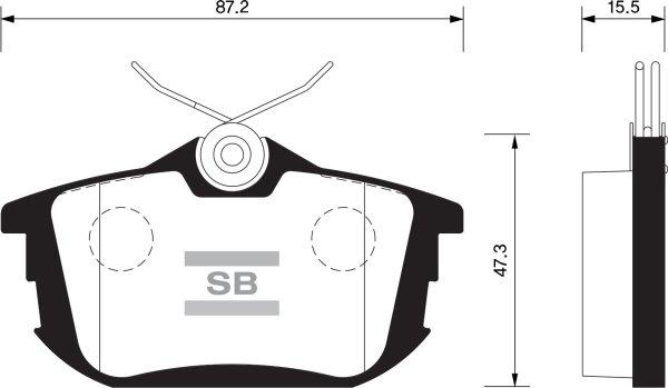 FI.BA FBP1531 - Kit pastiglie freno, Freno a disco autozon.pro