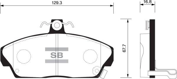 FI.BA FBP1571 - Kit pastiglie freno, Freno a disco autozon.pro