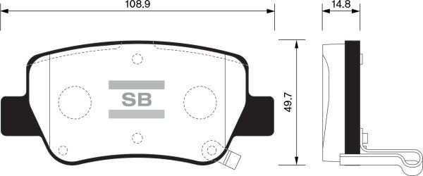 FI.BA FBP1578 - Kit pastiglie freno, Freno a disco autozon.pro