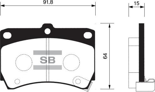 FI.BA FBP1067 - Kit pastiglie freno, Freno a disco autozon.pro