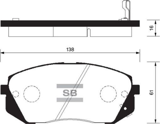 FI.BA FBP1196 - Kit pastiglie freno, Freno a disco autozon.pro