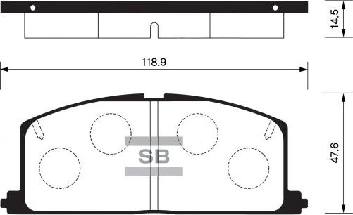 FI.BA FBP1105 - Kit pastiglie freno, Freno a disco autozon.pro