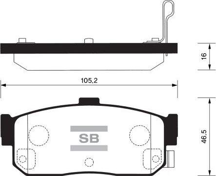 FI.BA FBP1107-R - Kit pastiglie freno, Freno a disco autozon.pro