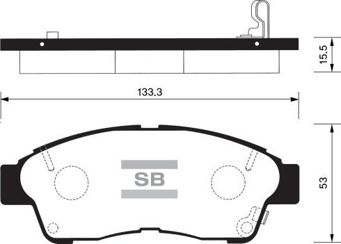 FI.BA FBP1110 - Kit pastiglie freno, Freno a disco autozon.pro