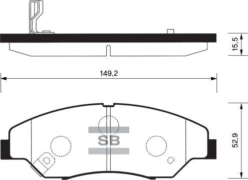 FI.BA FBP1118 - Kit pastiglie freno, Freno a disco autozon.pro