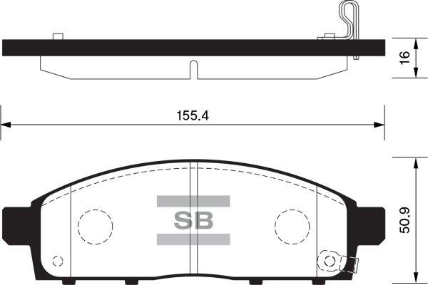 FI.BA FBP1361 - Kit pastiglie freno, Freno a disco autozon.pro