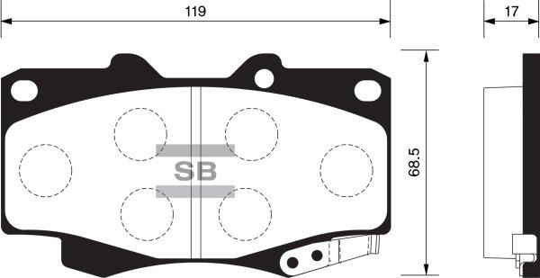 FI.BA FBP1375 - Kit pastiglie freno, Freno a disco autozon.pro