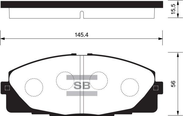 FI.BA FBP1376 - Kit pastiglie freno, Freno a disco autozon.pro