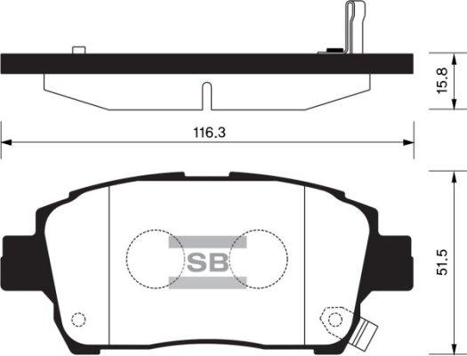 FI.BA FBP1244 - Kit pastiglie freno, Freno a disco autozon.pro