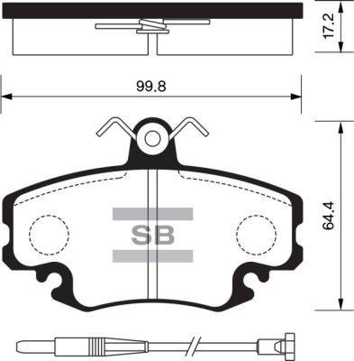 FI.BA FBP1243 - Kit pastiglie freno, Freno a disco autozon.pro