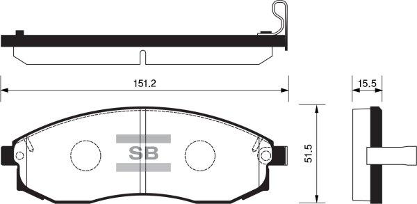 FI.BA FBP1256 - Kit pastiglie freno, Freno a disco autozon.pro