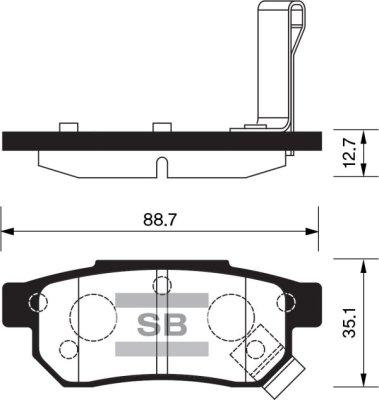 Lucas Electrical 6131139 - Kit pastiglie freno, Freno a disco autozon.pro