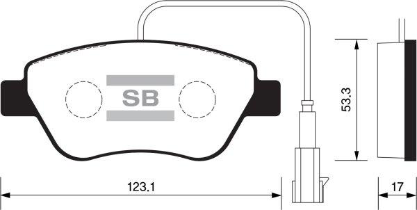 FI.BA FBP1201 - Kit pastiglie freno, Freno a disco autozon.pro