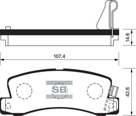 FI.BA FBP1208 - Kit pastiglie freno, Freno a disco autozon.pro