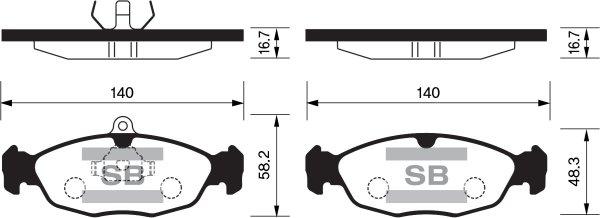 FI.BA FBP1220 - Kit pastiglie freno, Freno a disco autozon.pro