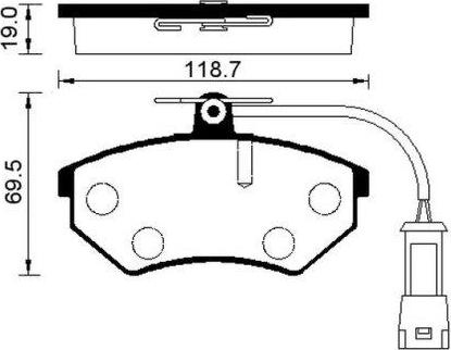 Valeo 302432 - Kit pastiglie freno, Freno a disco autozon.pro