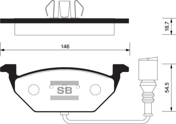 FI.BA FBP2025 - Kit pastiglie freno, Freno a disco autozon.pro