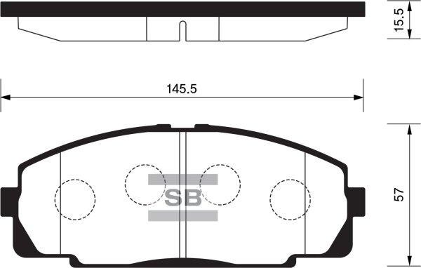 FI.BA FBP2077 - Kit pastiglie freno, Freno a disco autozon.pro