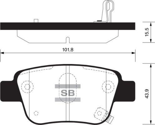 FI.BA FBP2184 - Kit pastiglie freno, Freno a disco autozon.pro