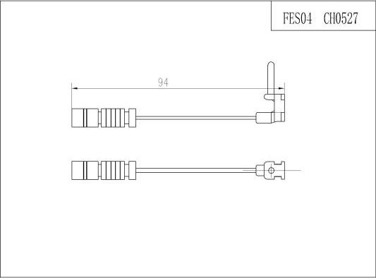 FI.BA FES04 - Contatto segnalazione, Usura past. freno / mat. d'attrito autozon.pro