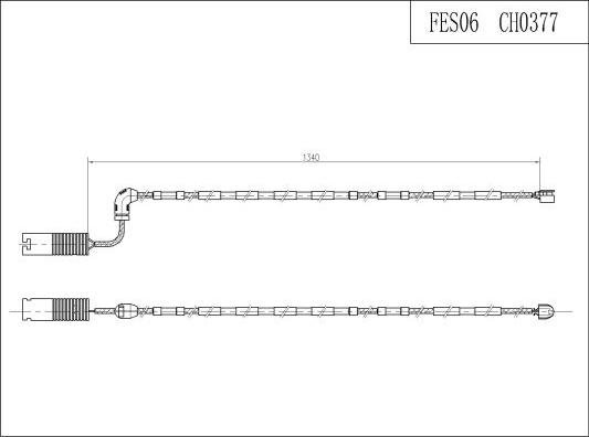 FI.BA FES06 - Contatto segnalazione, Usura past. freno / mat. d'attrito autozon.pro