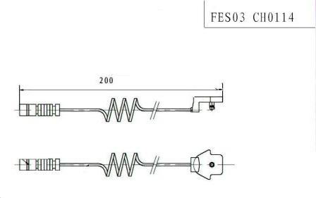 FI.BA FES03 - Contatto segnalazione, Usura past. freno / mat. d'attrito autozon.pro