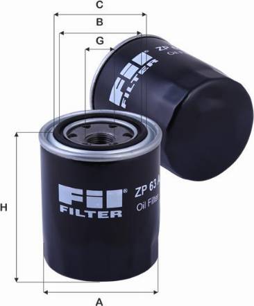 FIL Filter ZP 63 A - Filtro olio autozon.pro