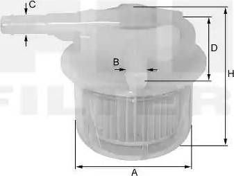 FIL Filter ZP 8065 FP - Filtro carburante autozon.pro