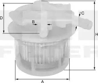 FIL Filter ZP 8066 FP - Filtro carburante autozon.pro